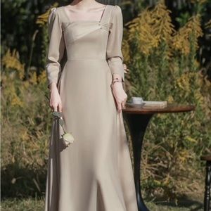 Brand new champagne colored dress